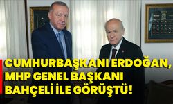 Cumhurbaşkanı Erdoğan, MHP Genel Başkanı Bahçeli ile görüştü!