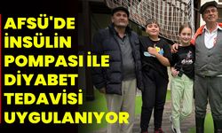 AFSÜ'de İnsülin Pompası İle Diyabet Tedavisi Uygulanıyor