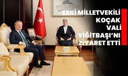 Eski Milletvekili Koçak Afyonkarahisar Valisi Yiğitbaşı’nı Ziyaret Etti