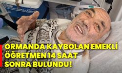 Ormanda kaybolan emekli öğretmen 14 saat sonra bulundu!