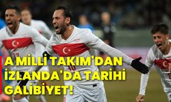 A Milli Takım'dan İzlanda'da tarihi galibiyet!