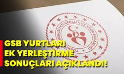 GSB Yurtları Ek Yerleştirme Sonuçları Açıklandı!