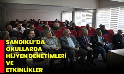 Sandıklı’da Okullarda Hijyen Denetimleri Ve Etkinlikler