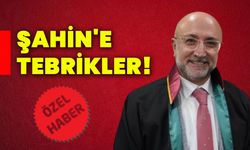 Şahin'e tebrikler!