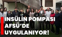 İnsülin Pompası AFSÜ’de uygulanıyor!