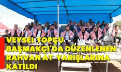 Veysel Topçu, Başmakçı'da düzenlenen rahvan at yarışlarına katıldı