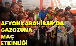 Afyonkarahisar Sinanpaşa'da Gazozuna Maç Etkinliği Düzenlendi