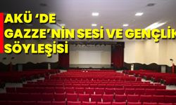 AKÜ'de Gazze'nin Sesi Ve Gençlik Söyleşisi Düzenlendi