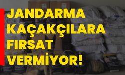 Jandarma kaçakçılara fırsat vermiyor!