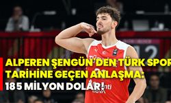 Milli basketbolcu Alperen Şengün'den Türk spor tarihine geçen anlaşma: 185 milyon dolar!