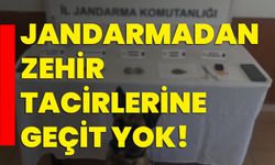 Jandarma zehir tacirlerine geçit yok!