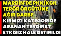 Mardin'de Pkk/Kck Terör Örgütüne Ağır Darbe: Kırmızı Kategoride Aranan Terörist Etkisiz Hale Getirildi