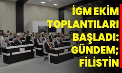 Afyonkarahisar İGM’de Gündem; Filistin