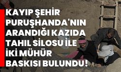 Kayıp şehir Puruşhanda'nın arandığı kazıda tahıl silosu ile iki mühür baskısı bulundu!