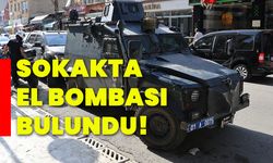 Sokakta el bombası bulundu!