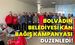 Bolvadin Belediyesi kan bağış kampanyası düzenledi!