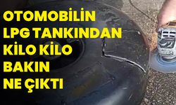 Otomobilin LPG Tankından Kilo Kilo Bakın Ne Çıktı