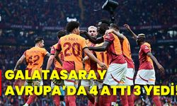 Galatasaray Avrupa’da 4 attı 3 yedi!