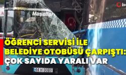 Öğrenci servisi ile belediye otobüsü çarpıştı: Çok sayıda yaralı var