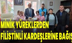 Minik Yüreklerden Filistinli Kardeşlerine Bağış