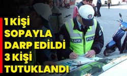 1 Kişi Sopayla Darp Edildi, 3 Kişi Tutuklandı