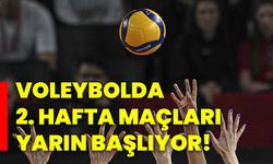 Voleybolda 2. hafta maçları yarın başlıyor!