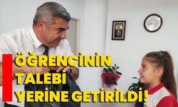 Öğrencinin talebi yerine getirildi!