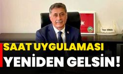 Saat uygulaması yeniden gelsin!