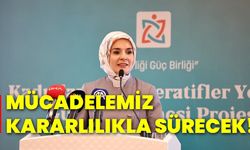 Mücadelemiz kararlılıkla sürecek!