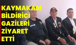 Kaymakam Bildirici Gazileri Ziyaret Etti