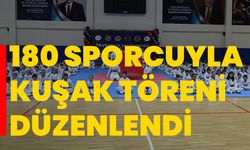 Tavşanlı Karate Okulu'nda 180 sporcuyla kuşak töreni düzenlendi