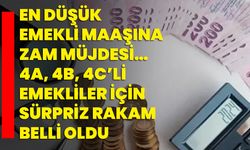 En düşük emekli maaşına ZAM müjdesi… 4A, 4B, 4C’li Emekliler için sürpriz rakam belli oldu