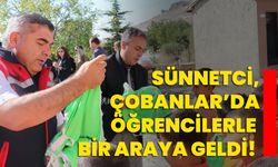 Sünnetci, Çobanlar’da öğrencilerle bir araya geldi!