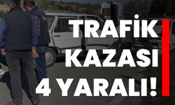 Tavşanlı’da trafik kazası 4 yaralı!