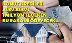 Konut kredileri alev alev! 1 milyon tl çeken bu rakamı ödeyecek…