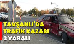 Tavşanlı’da trafik kazası, 3 yaralı