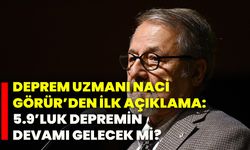 Deprem uzmanı Naci Görür’den ilk açıklama: 5.9’luk depremin devamı gelecek mi?