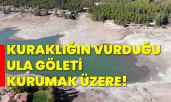 Kuraklığın vurduğu Ula Göleti kurumak üzere!