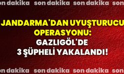 Jandarma'dan uyuşturucu operasyonu: Gazlıgöl'de 3 şüpheli yakalandı!