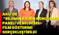 AKÜ’de “Rejimin Adının Konulması” Paneli Ve Belgesel Film Gösterimi Gerçekleştirildi