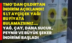 TMO’dan çıldırtan indirim açıklandı! 5 LT Ayçiçek yağı bu fiyata bulamazsınız…. Yağ, çay, dana sucuk, peynir!