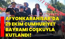 Afyonkarahisar’da 29 Ekim Cumhuriyet Bayramı Coşkuyla Kutlandı!