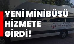 Yeni minibüsü hizmete girdi!