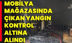 Mobilya Mağazasında Çıkan Yangın Kontrol Altına Alındı