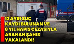 12 ayrı suç kaydı bulunan ve 8 yıl hapis cezasıyla aranan şahıs yakalandı!