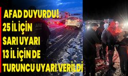 AFAD Duyurdu! 25 İl İçin Sarı Uyarı, 13 İl İçin De Turuncu Uyarı Verildi