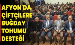 Afyonkarahisar'da Çiftçilere Buğday Tohumu Desteği