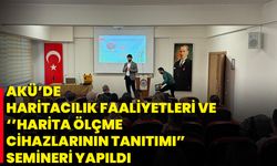 Haritacılık Faaliyetleri Ve Harita Ölçme Cihazlarının Tanıtımı” Semineri  Yapıldı