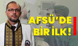 AFSÜ’de bir ilk!