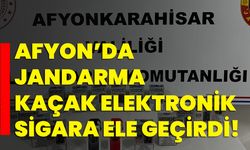 Jandarma kaçak elektronik sigara ele geçirdi!